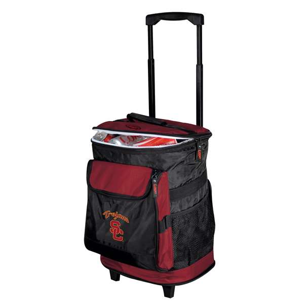 USC University of Southern California Trojans 48 Can Rolling Cooler