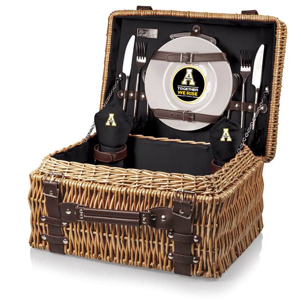 App State Mountaineers Champion Picnic Basket  