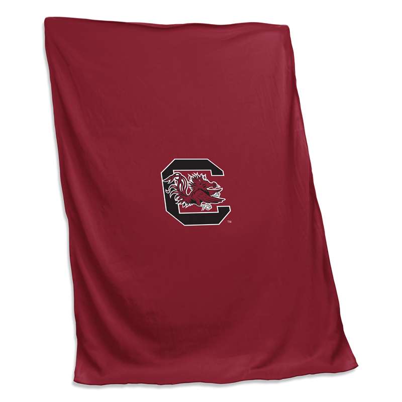 University of South Carolina Gamecocks Sweatshirt Blanket Screened Print