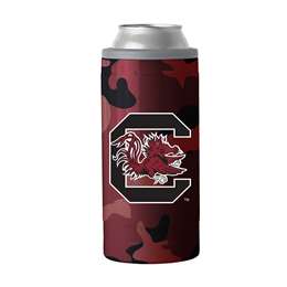 South Carolina Camo Swagger 12oz Slim Can Coolie