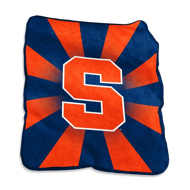 Syracuse University Orange Raschel Throw Blanket