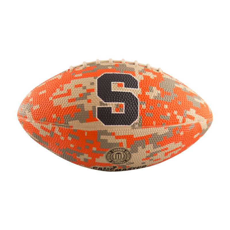 Syracuse Mini-Size Rubber Camo Football