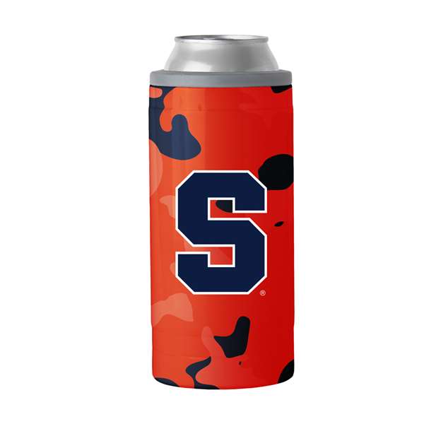 Syracuse Camo Swagger 12oz Slim Can Coolie