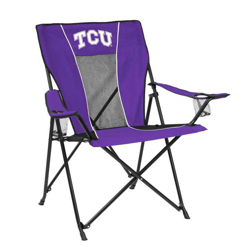 TCU Texas Christian University Horned Frogs Game Time Chair Folding Big Boy Tailgate Chairs