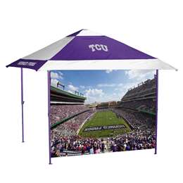 TCU Horned Frogs Canopy Tent 12X12 Pagoda with Side Wall  