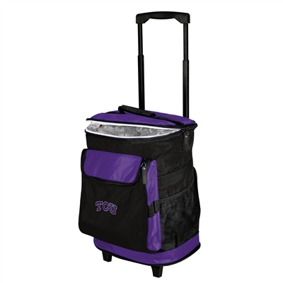 TCU Texas Christian University Horned Frogs 48 Can Rolling Cooler