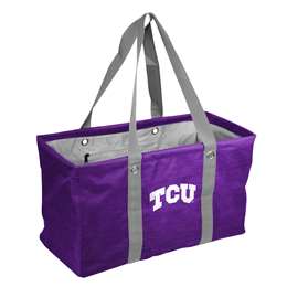 TCU Texas Christian University Horned Frogs Crosshatch Picnic Tailgate Caddy Tote Bag  