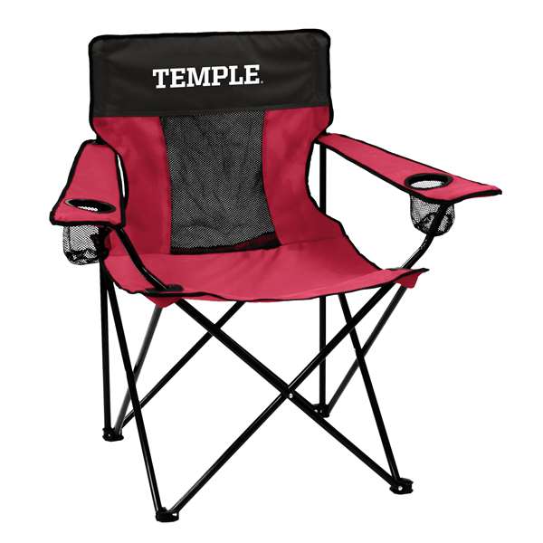 Temple Owls Elite Folding Chair with Carry Bag