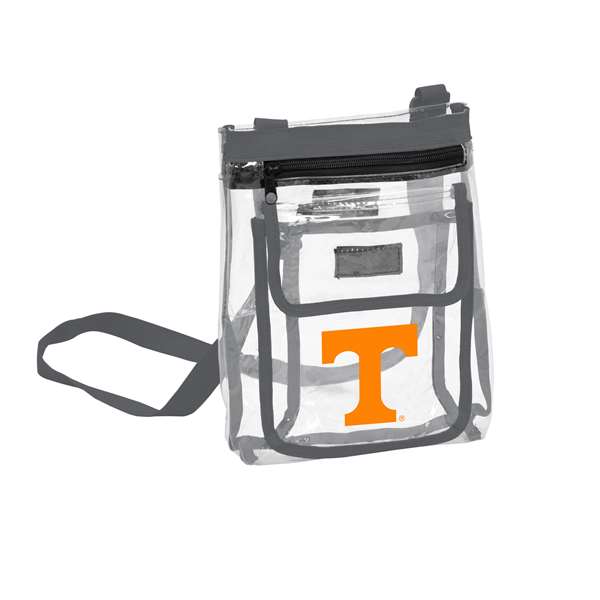 Tennessee Charcoal Clear Crossbody Tote  
