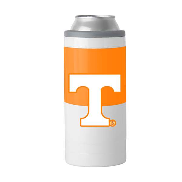 Tennessee Colorblock 12oz Slim Can Coolie Coozie