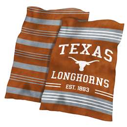 Texas Longhorns Colorblock Plush Blanket 60X70 inches