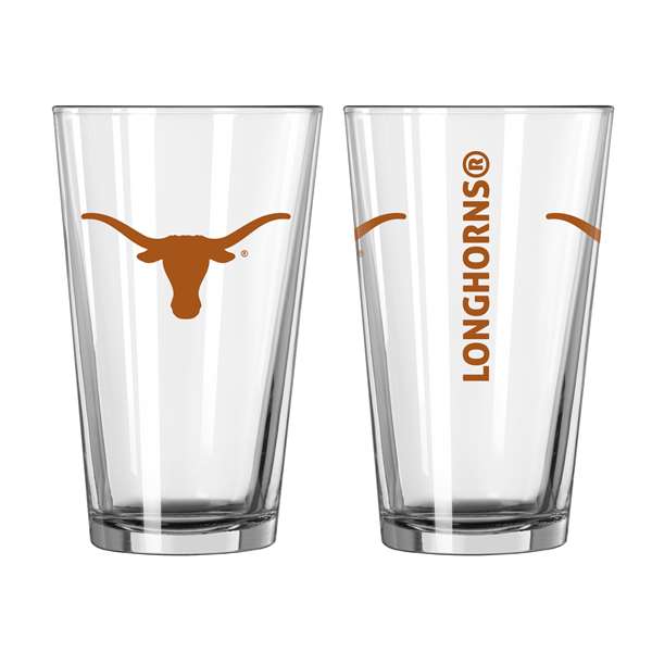 Texas 16oz Gameday Pint Glass