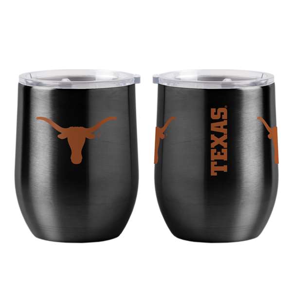 Texas 16oz Gameday Stainless Curved Beverage