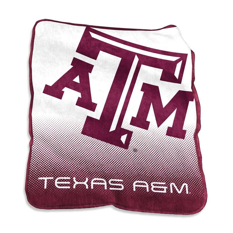 Texas A&M Raschel Thorw Blanket