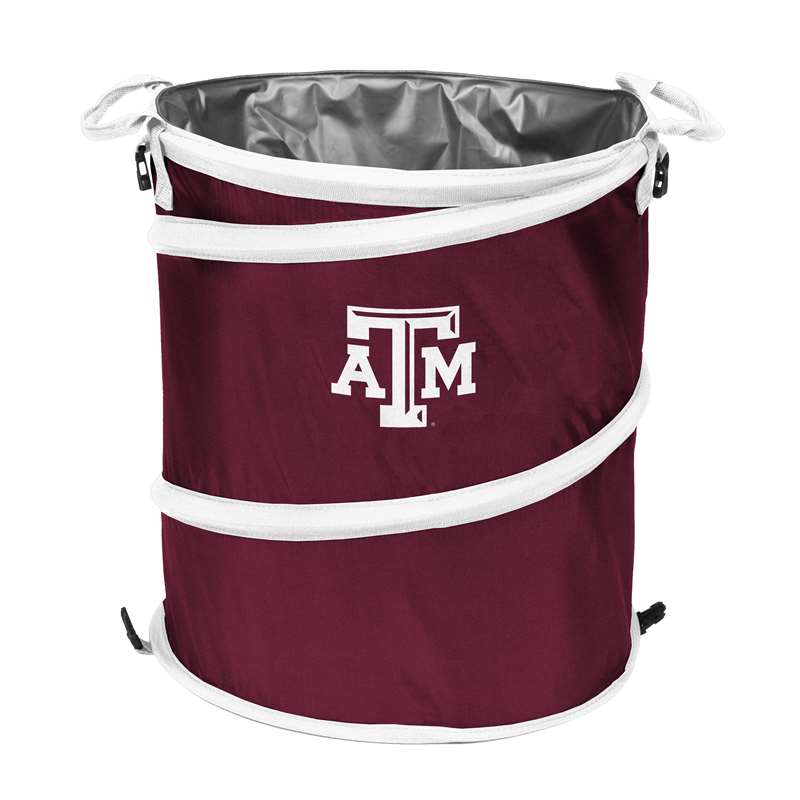 Texas A&M Aggies Collapsible 3-in-1 Cooler, Trach Can, Hamper