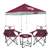 Texas A&M Aggies Canopy Tailgate Bundle - Set Includes 9X9 Canopy, 2 Chairs and 1 Side Table