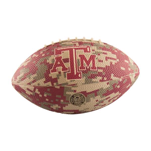 Texas A&M Mini-Size Rubber Camo Football