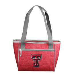 Texas Tech Red Raiders Crosshatch 16 Can Cooler Tote Bag
