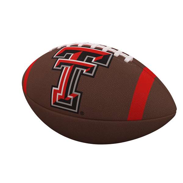 Texas Tech Red Raiders Team Stripe Official Size Composite Football  