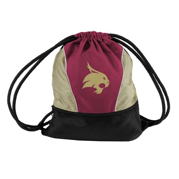 Texas State University Spirit String Backpack Bag