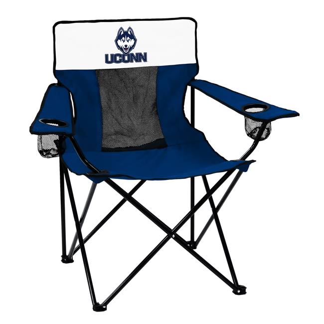 Uconn Connecticut Huskies Elite Folding Chair with Carry Bag