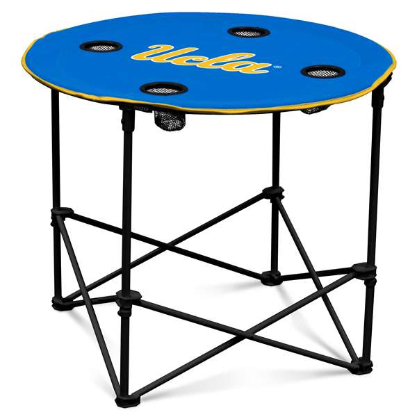 UCLA Bruins Round Folding Table with Carry Bag