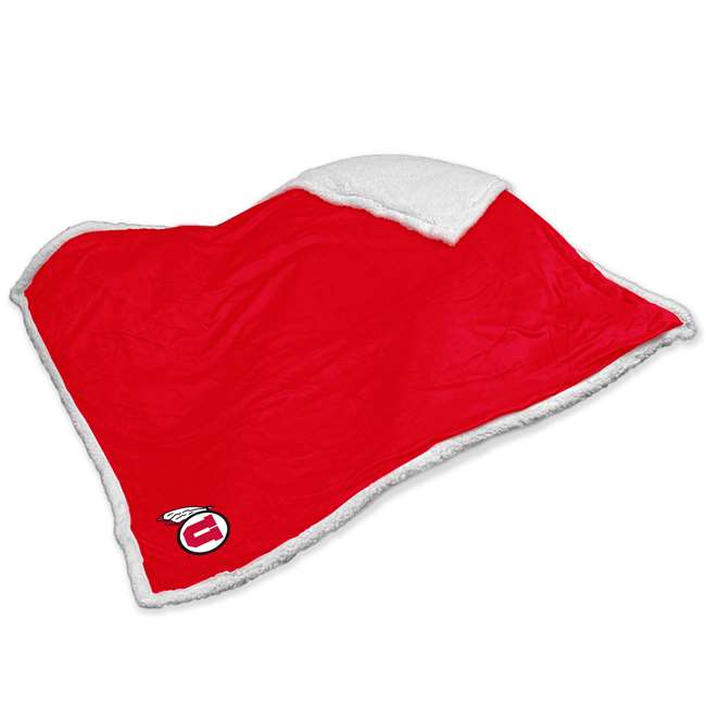 University of Utah Utes Sherpa Throw Blanket 60 X 50 inches