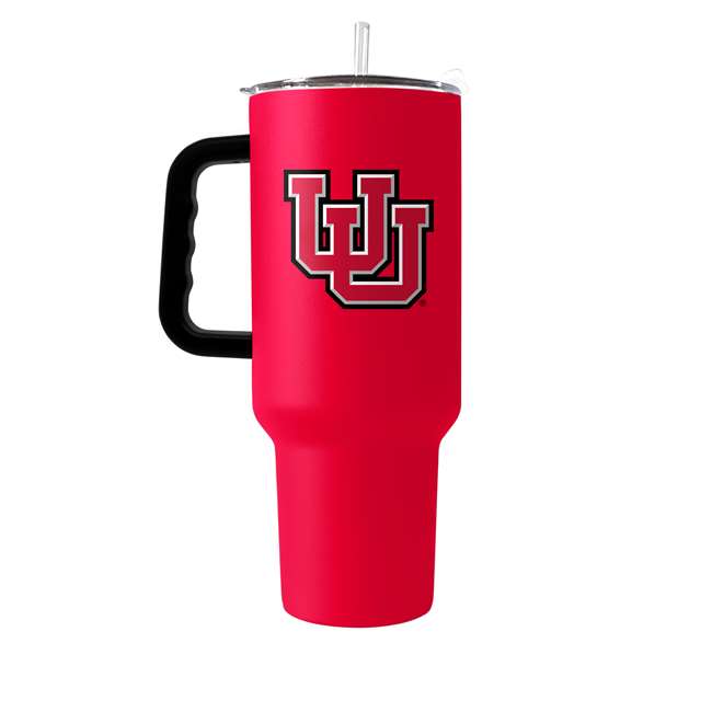 Utah Utes 40oz. Flipside Powder Coat Tumbler with Handle 