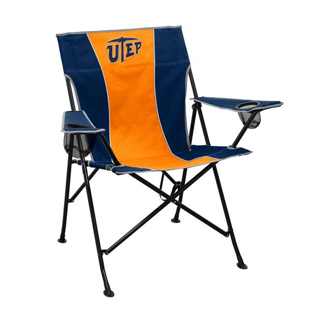 UTEP University of Texas El Paso Pregame Folding Chair with Carry Bag