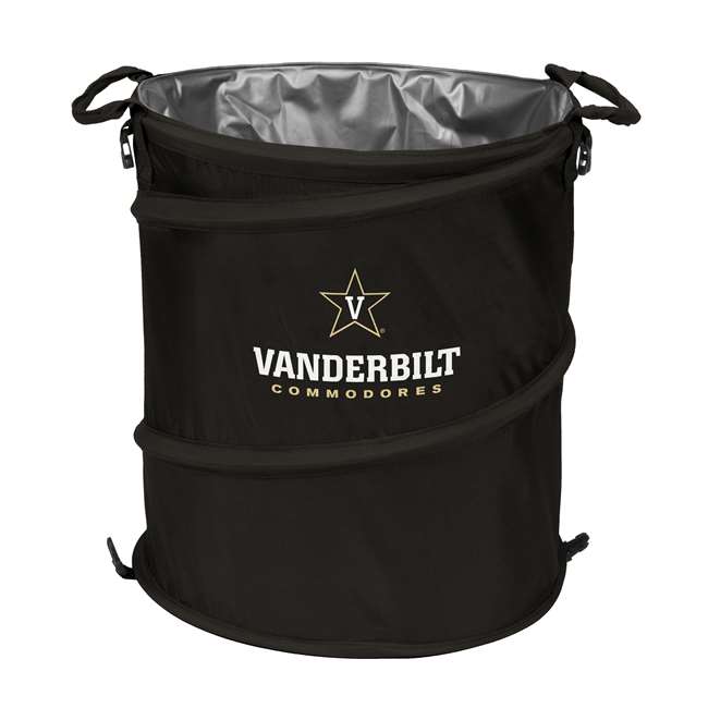 Vanderbilt University Comodores Collapsible 3-in-1 Cooler, Trach Can, Hamper