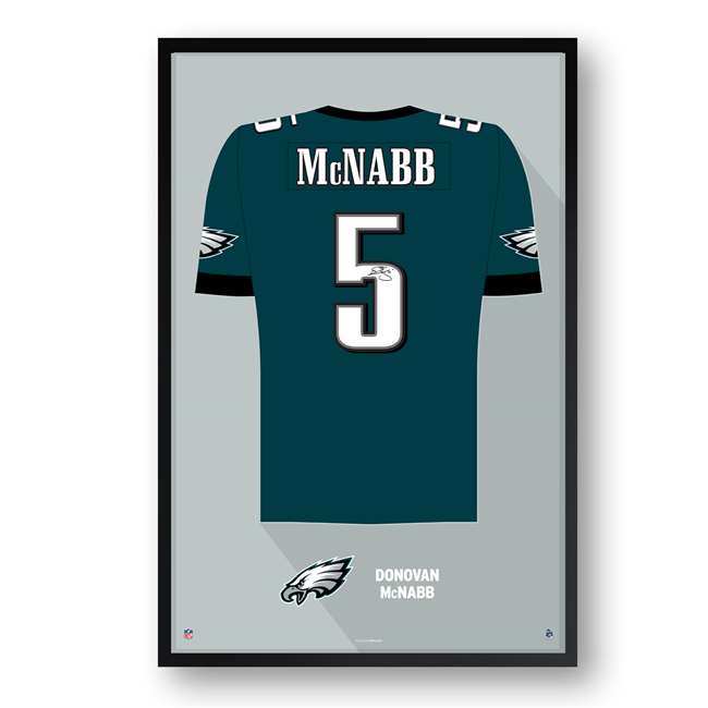 Philadelphia Eagles Donovan Mcnabb5 27"X39" Framed Jersey Art Green  