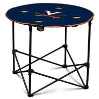 University of Virginia Cavaliers Round Folding Table with Carry Bag