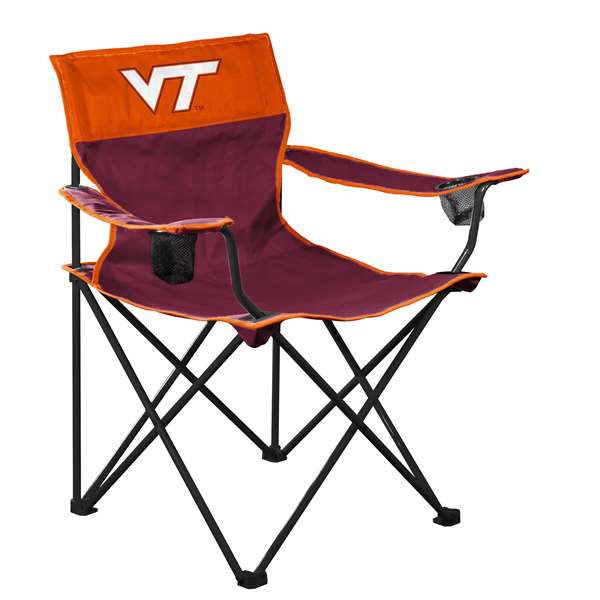 Virginia Tech Hokies Big Boy Folding Chair with Carry Bag