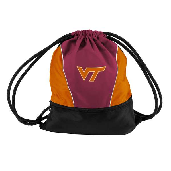 Virginia Tech Hokies Spirit Draw String Backpack Bag