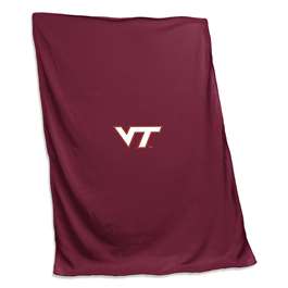 Virginia Tech Hokies Sweatshirt Blanket 84 X 54 inches