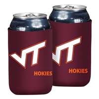 Virginia Tech Oversized Logo Flat Coozie