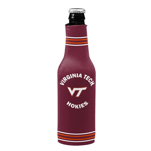 Virginia Tech Crest Logo Bottle Coozie