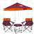 Virginia Tech Hokies Canopy Tailgate Bundle - Set Includes 9X9 Canopy, 2 Chairs and 1 Side Table