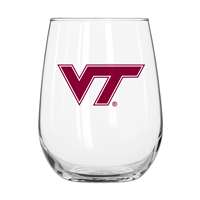 Virginia Tech 16oz Gameday Curved Beverage Glass