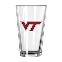 Virginia Tech 16oz Satin Etch Pint Glass