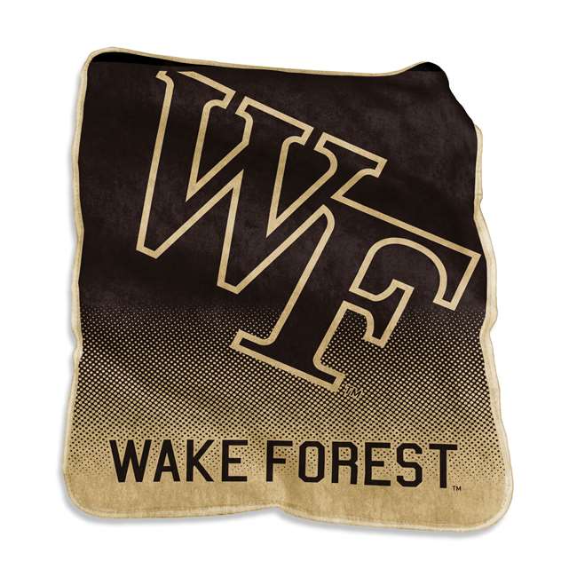 Wake Forest University Deamon Decons Raschel Throw Blanket - 50 X 60 in.