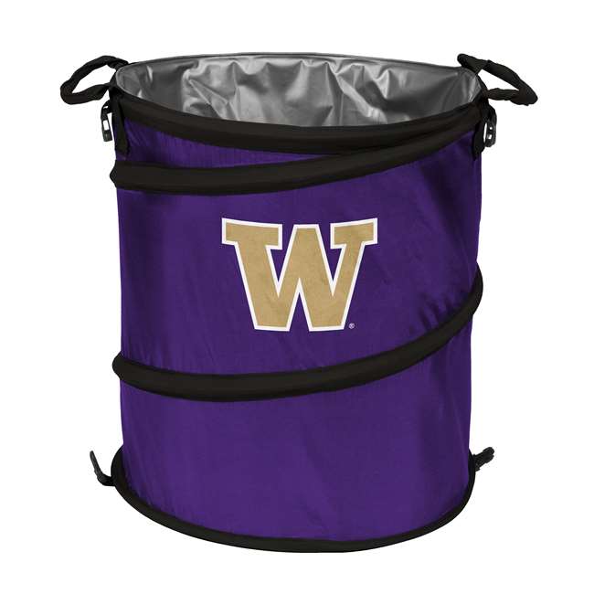 University of Washington Huskies Collapsible 3-in-1 Cooler, Trach Can, Hamper
