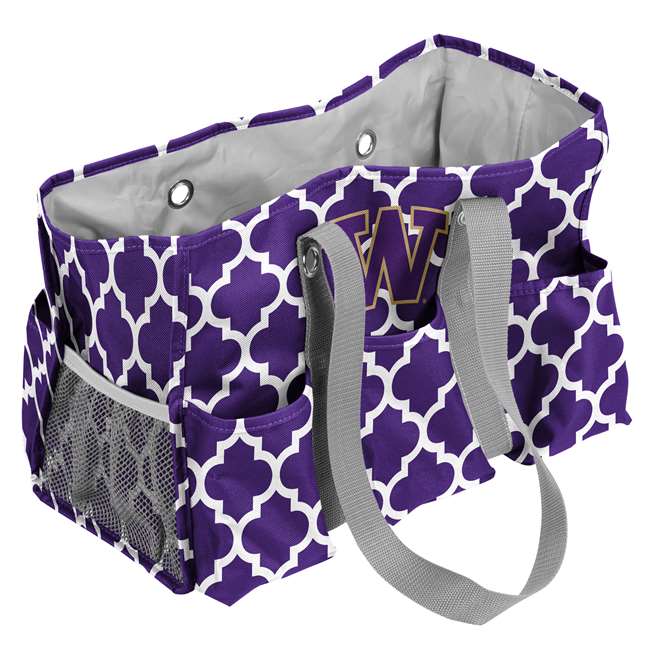 University of Washington Huskies Crosshatch Junior Picnic Caddy Tote Bag