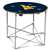 University of West Virginia Mountaineers Round Folding Table with Carry Bag