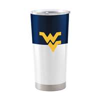 West Virginia Colorblock 20oz Stainless Tumbler