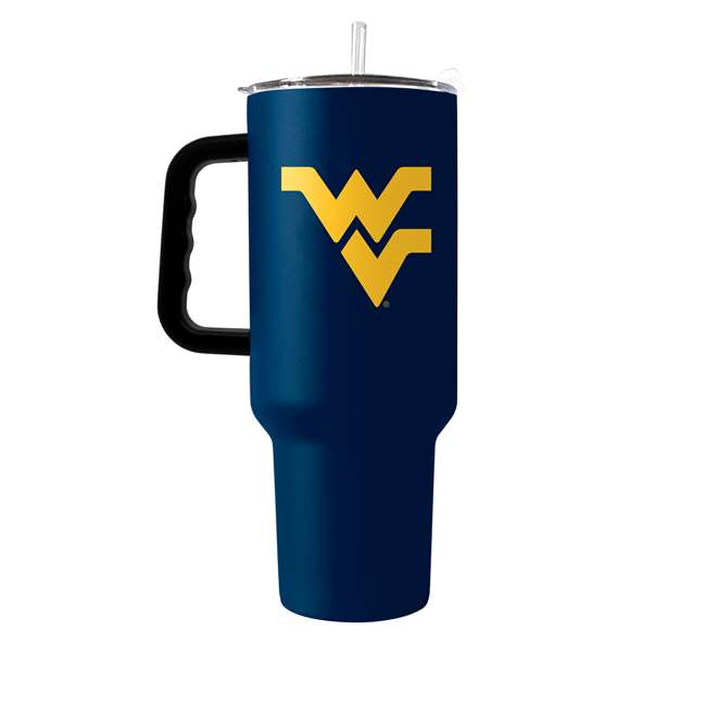 West Virginia Mountaineers 40oz. Flipside Powder Coat Tumbler with Handle