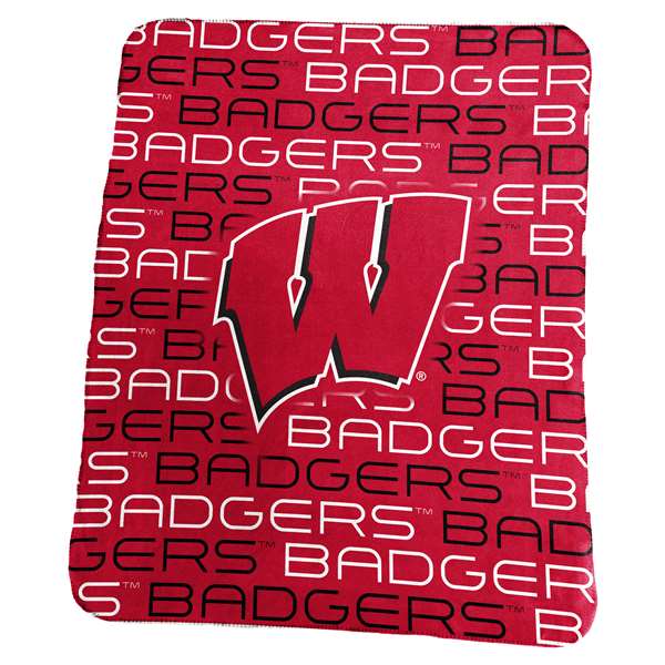 University of Wisconsin Badgers Classic Fleece Blanket