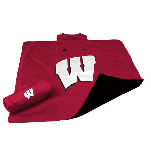 University of Wisconsin Badgers All Weather Blanket 60 X 50 inches