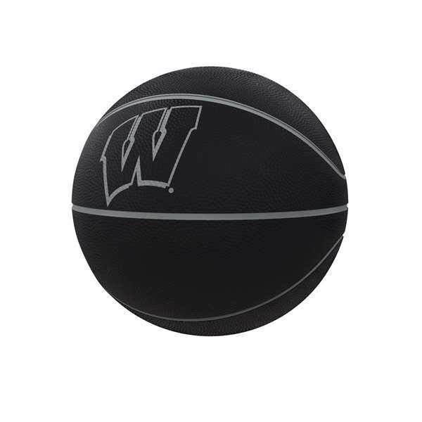 University of Wisconsin Badgers Blackout Full-Size Composite Basketball