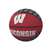 University of Wisconsin Badgers Repeating Logo Youth Size Rubber Basketball